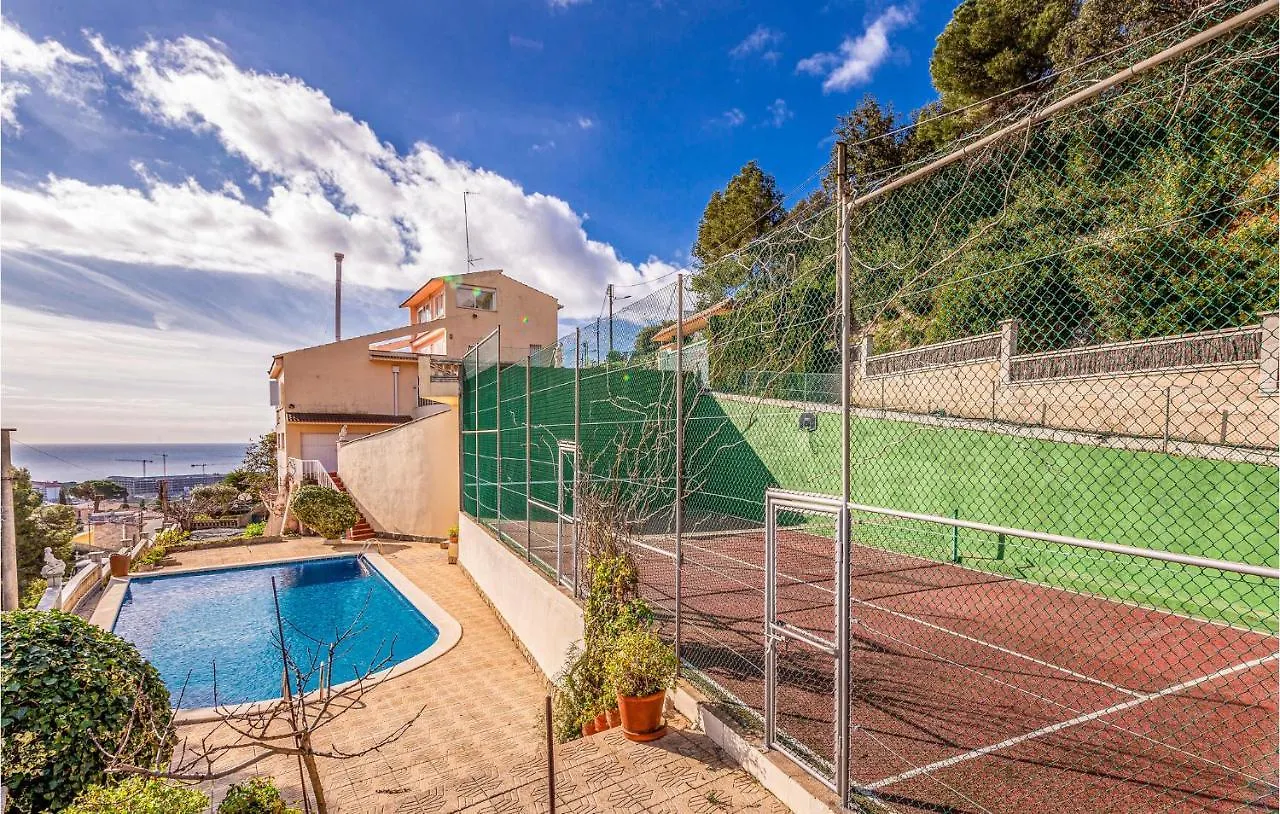 Awesome Home In Santa Susanna With House Sea View